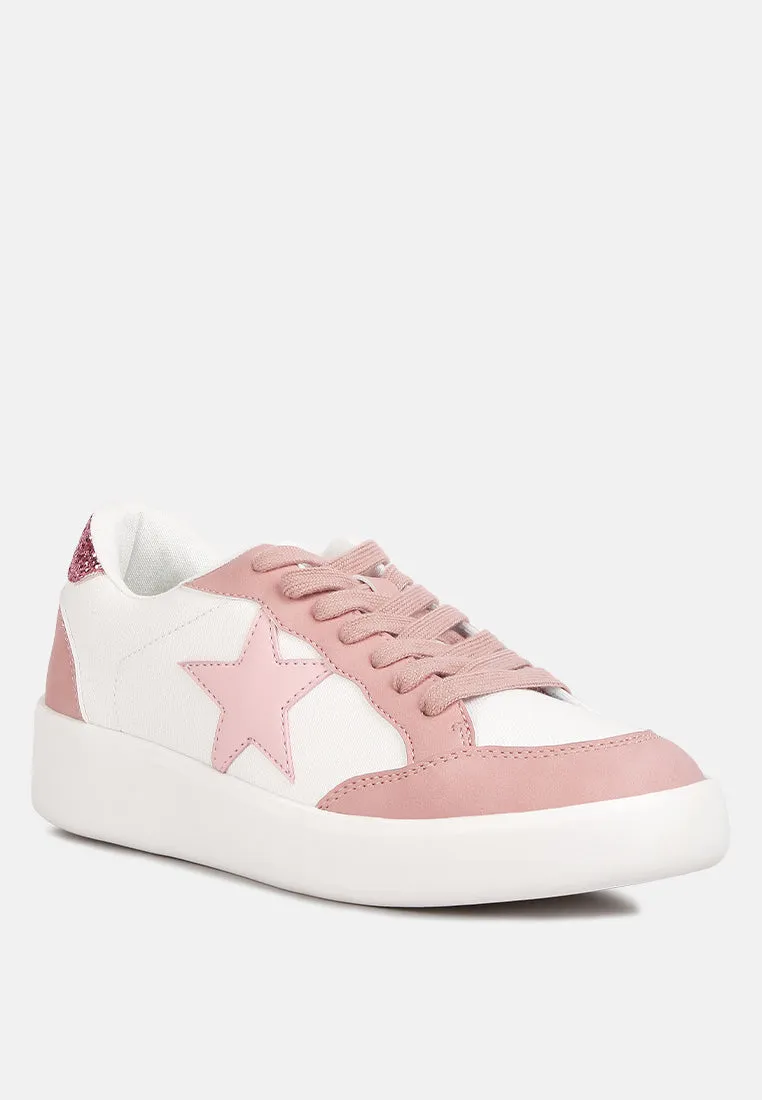 Perry Glitter Detail Star Sneakers