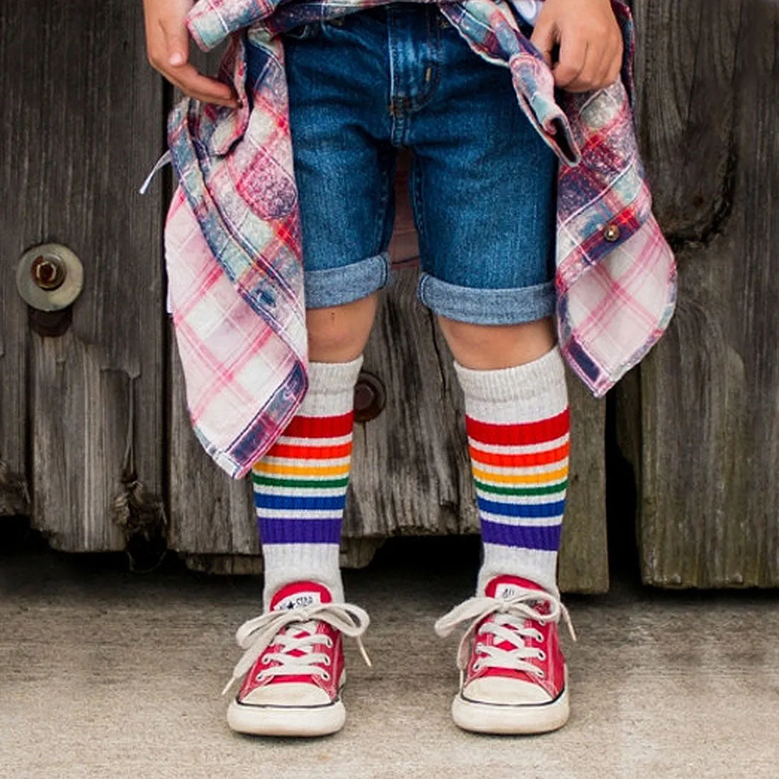 Pride Tube Socks - Happy