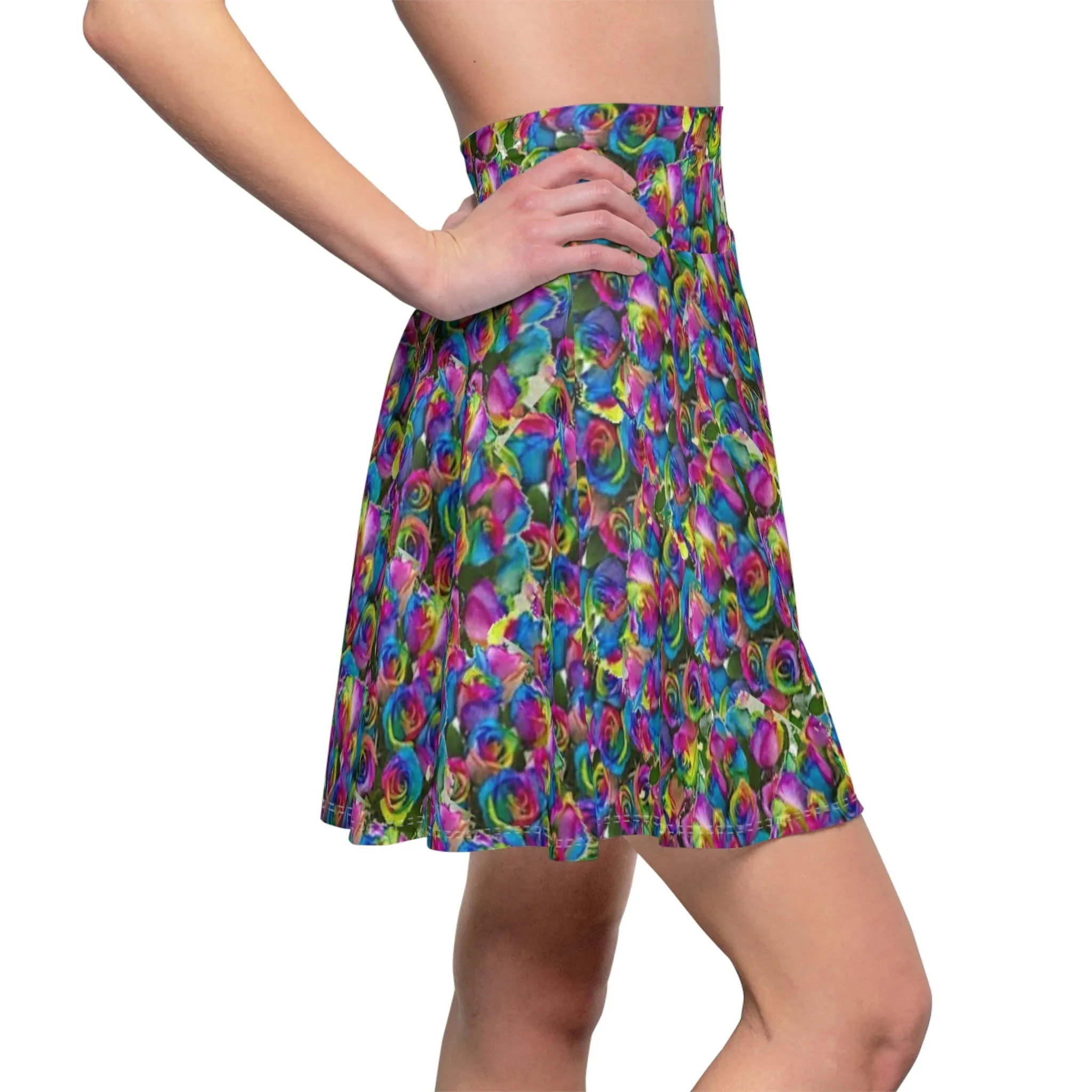 Psy-Rose Women's Skater Skirt Voluptuous ( ) Size Available