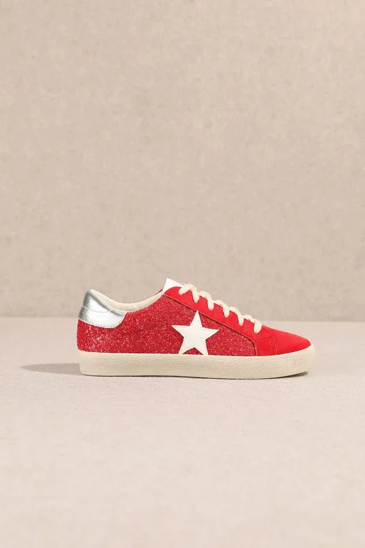 Red Fashion Sneakers