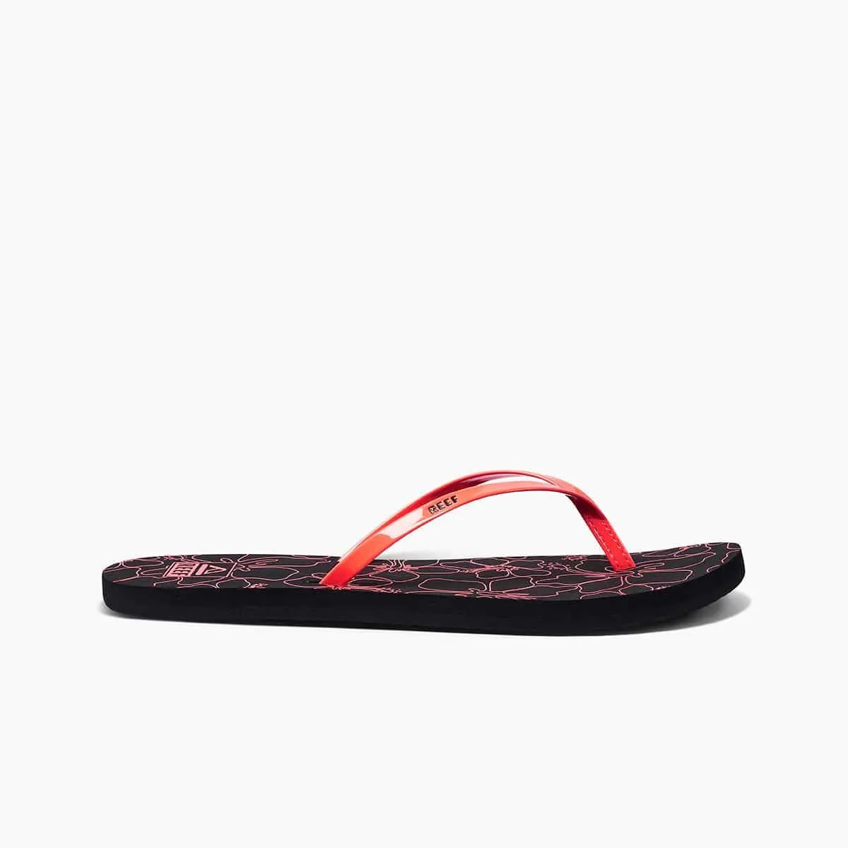 Reef Bliss-Full Womens Flip Flops - Hibiscus