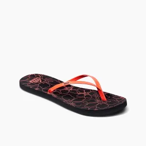 Reef Bliss-Full Womens Flip Flops - Hibiscus