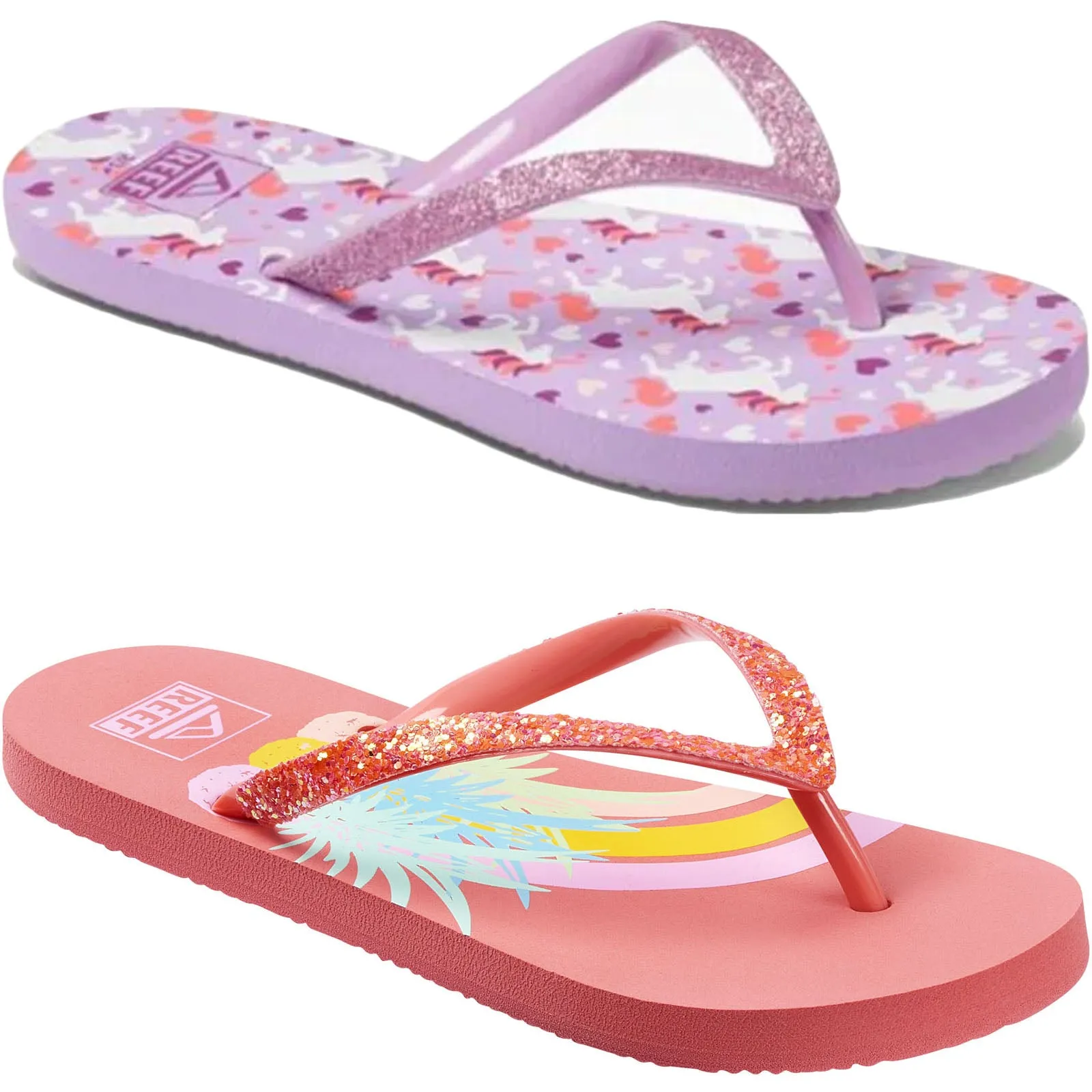 Reef Kids Stargazer Print Flip Flops