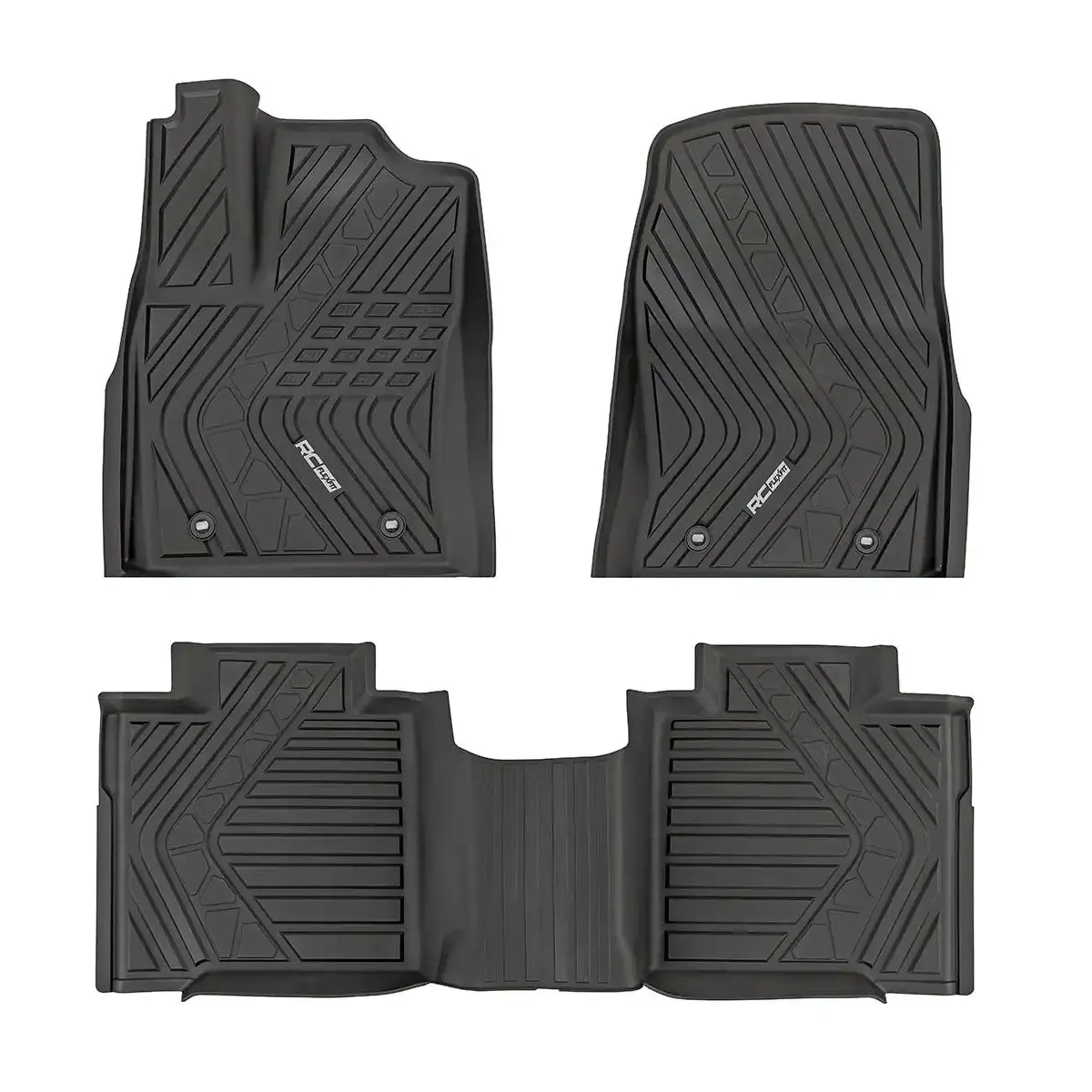 Rough Country Flex Fit Floor Liners | 2022-2025 Toyota Tundra