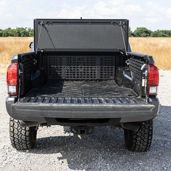 Rough Country Hard Tri-Fold Flip Up Bed Cover | 2016-2023 Toyota Tacoma