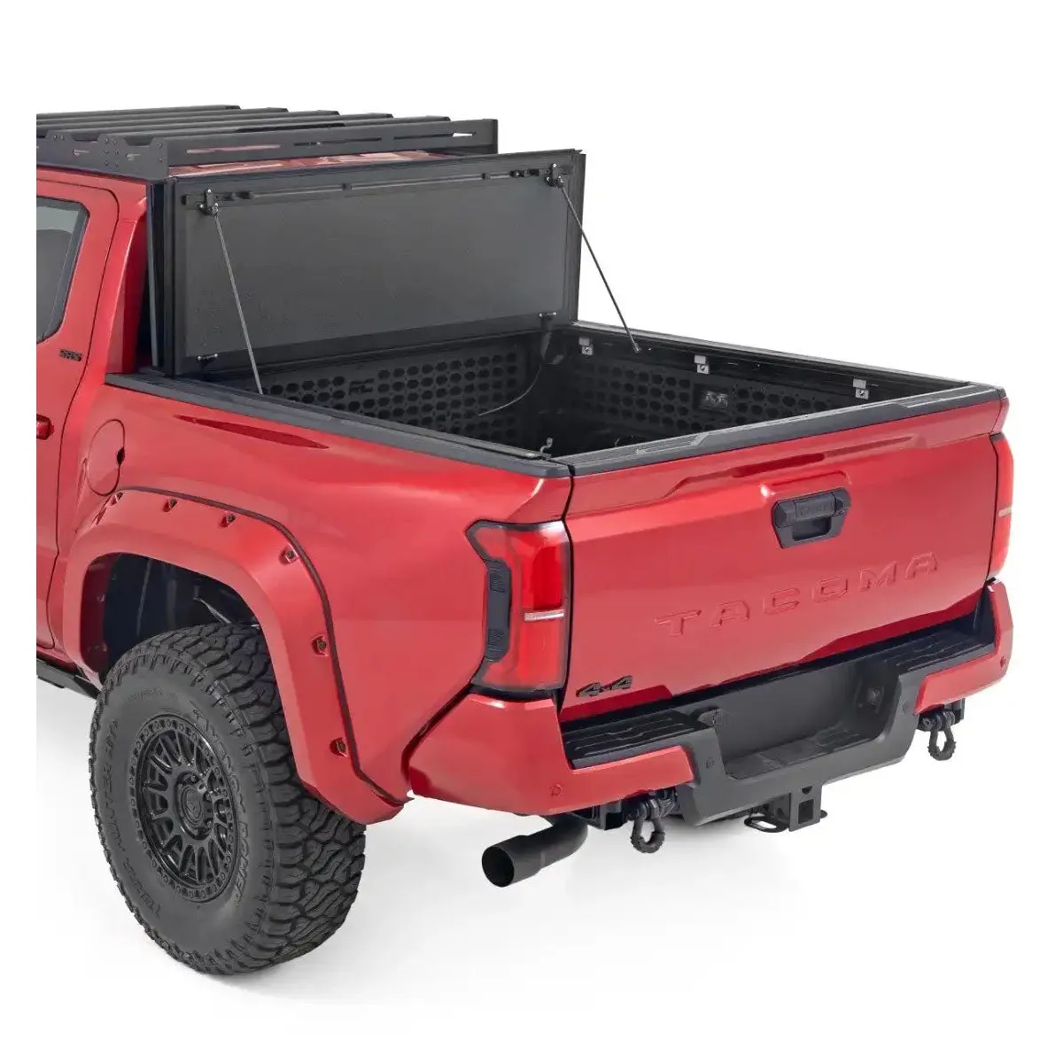 Rough Country Low-Profile Tri-Fold Tonneau Cover | 2024  Toyota Tacoma