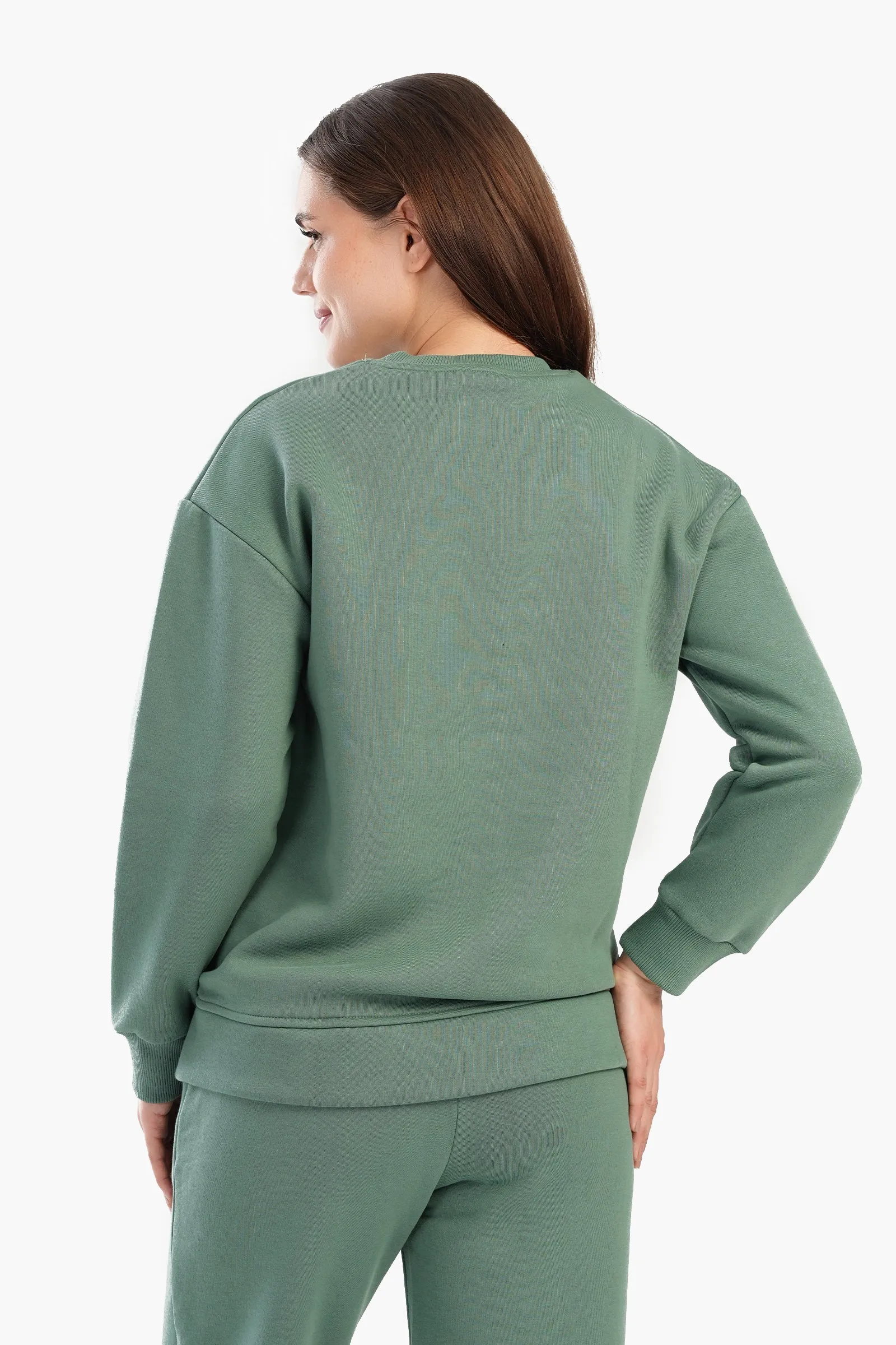 Round Neck Lounge Sweatshirt