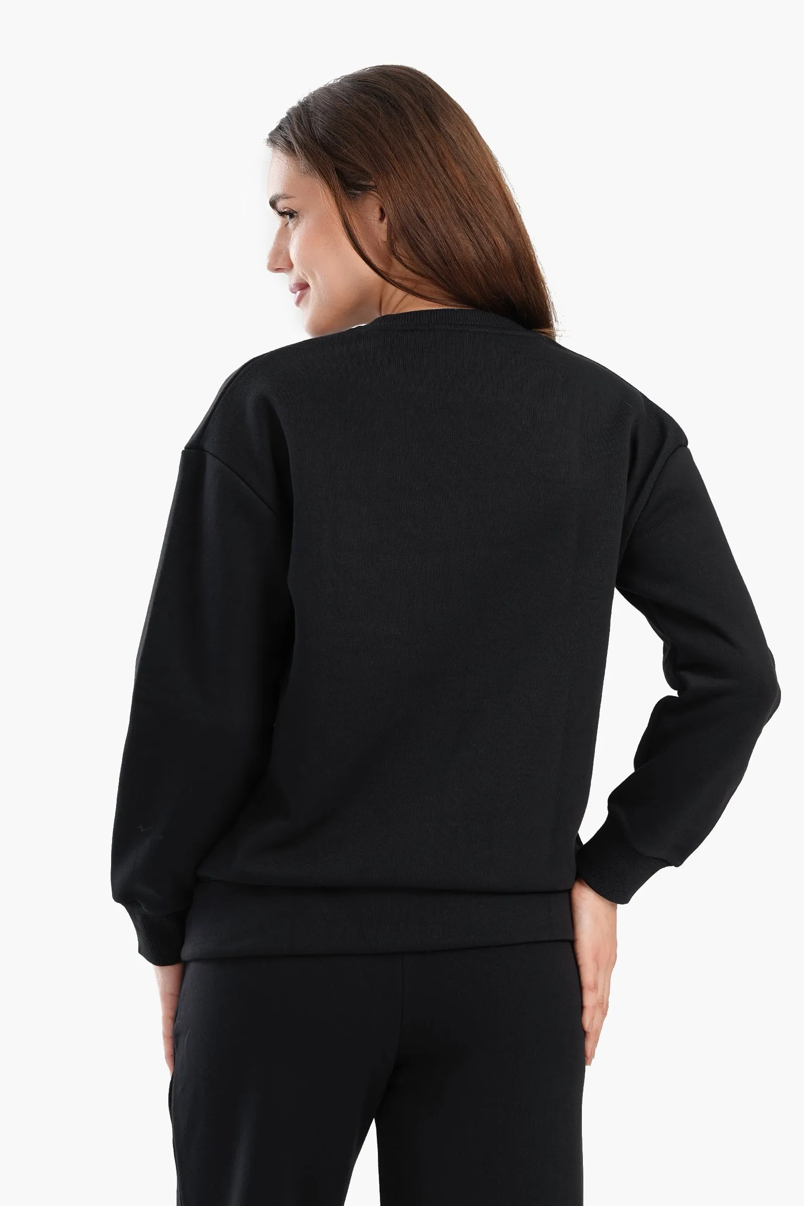 Round Neck Lounge Sweatshirt