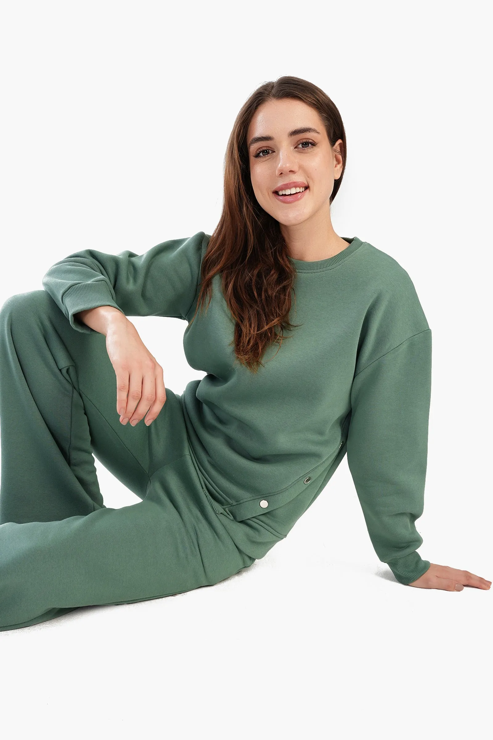 Round Neck Lounge Sweatshirt