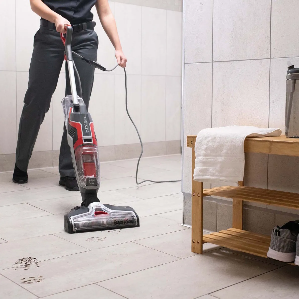 Sanitaire® HydroClean® Hard Floor Washer & Upright Vacuum