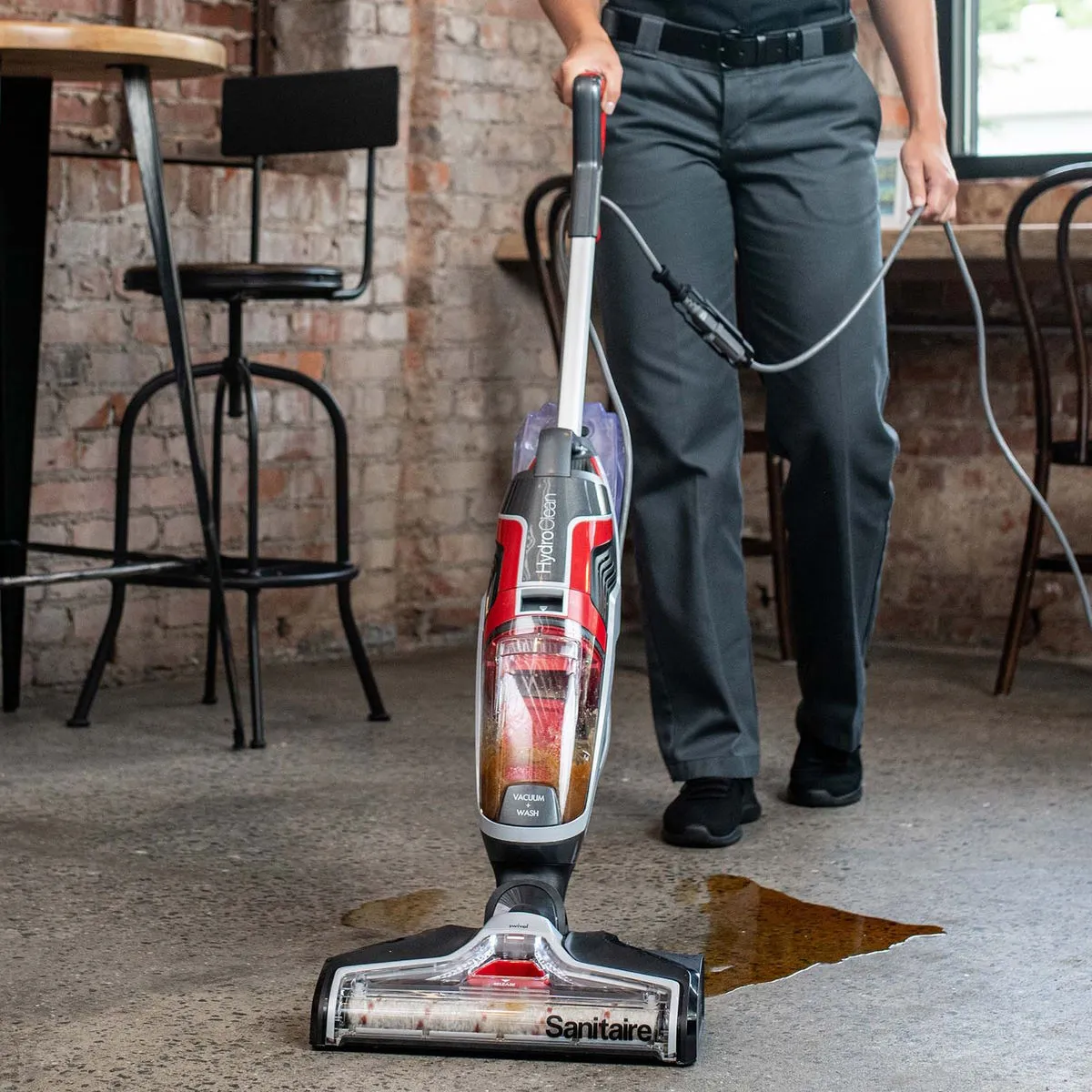 Sanitaire® HydroClean® Hard Floor Washer & Upright Vacuum