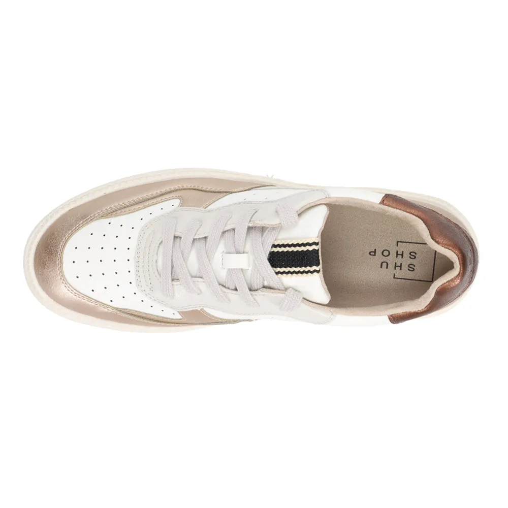 Sheena Metallic Lace Up Sneakers