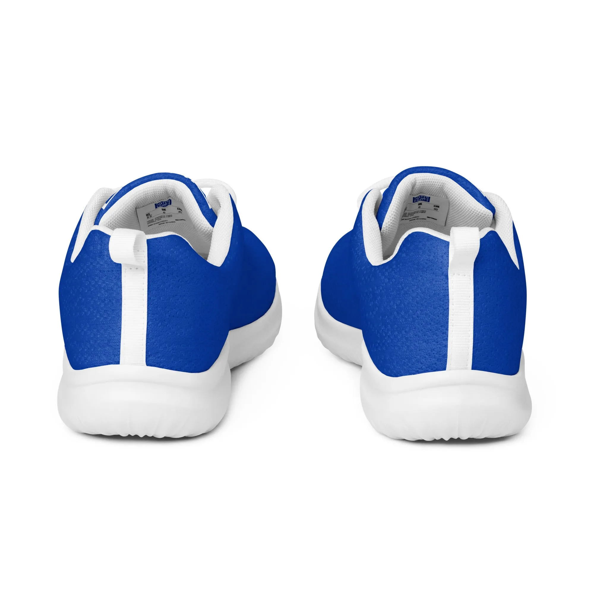 Sixty Eight 93 Logo White Blue Men’s Athletic Shoes