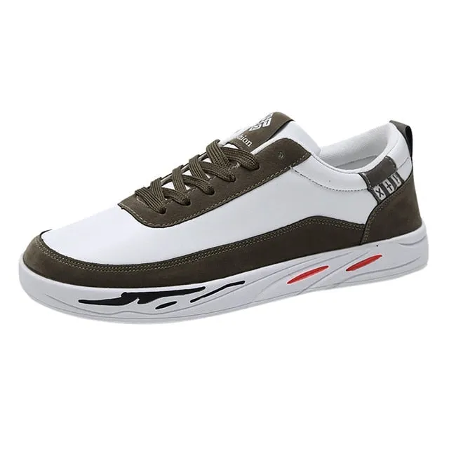 Skateboarding Shoes Of Men Cool Student Casual Lace-Up