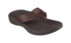 Skechers Womens Arch Fit Maui Summer Fun Brown