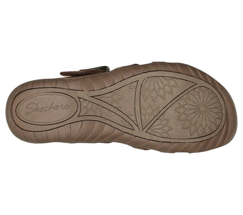 Skechers Womens Reggae Trek Summer Fling Brown