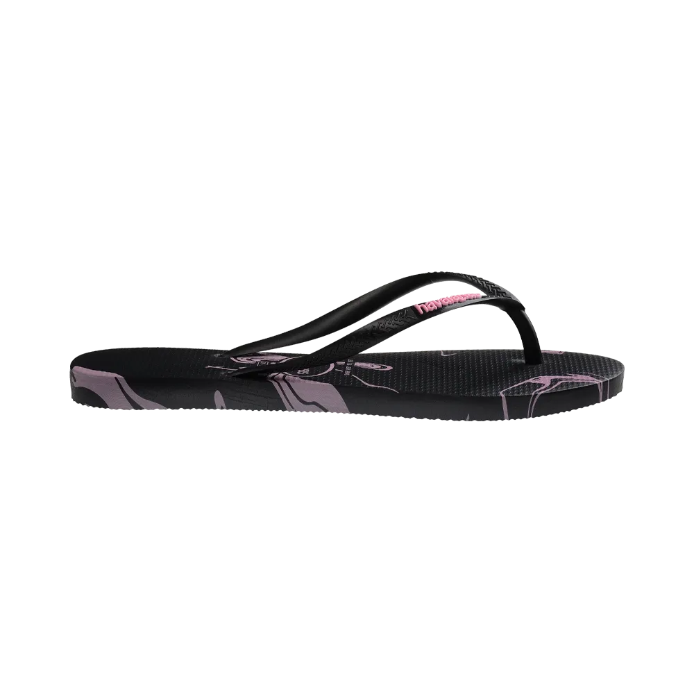 Slim Marble Flip Flops