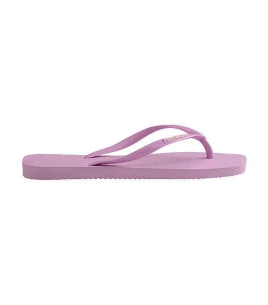 Slim Square Logo Pop Up Flip Flops Fresh Lavender