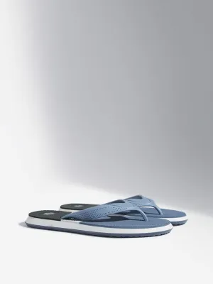 SOLEPLAY Blue Colour-Blocked Flip-Flop