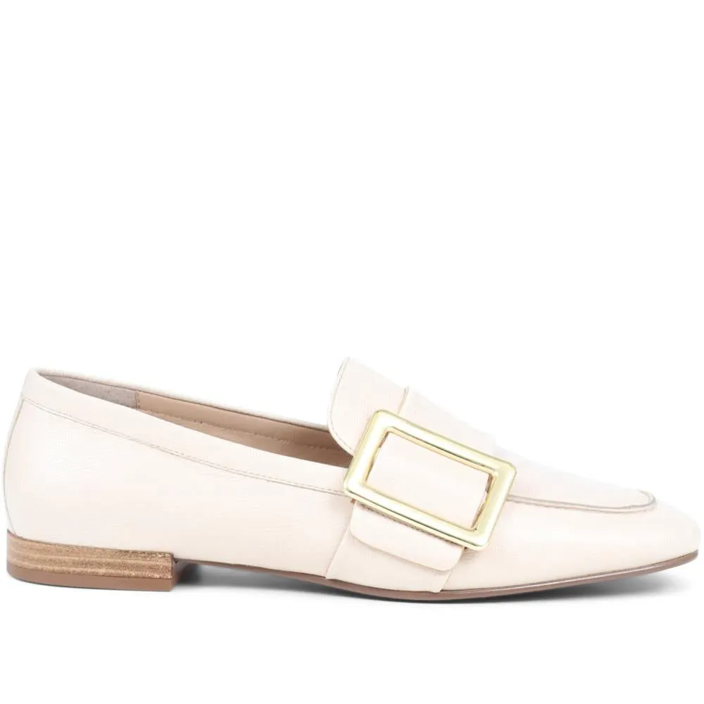 Stefana Leather Slip-On Shoes - STEFANIA / 324 557