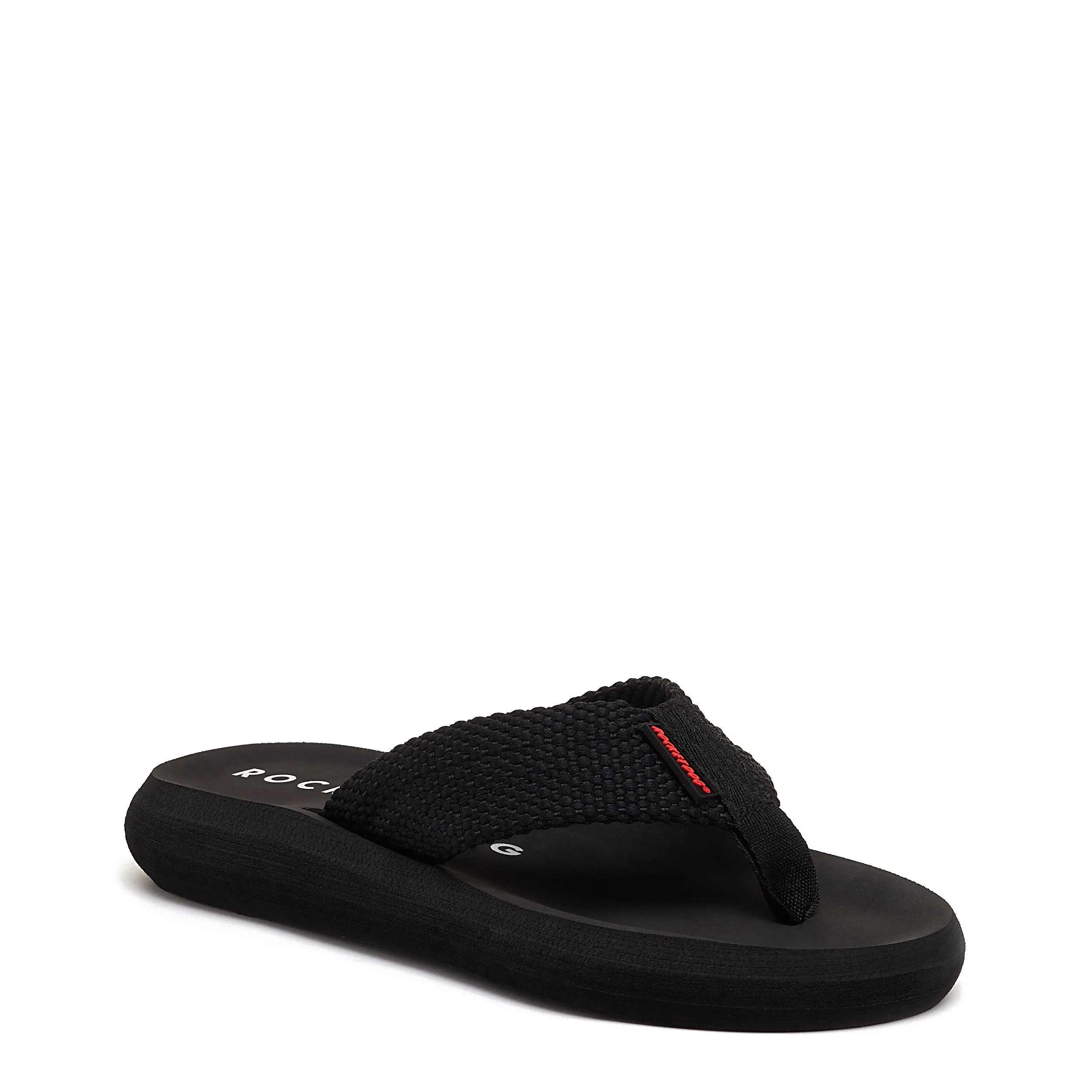 Sunset Black Webbing Flip Flop