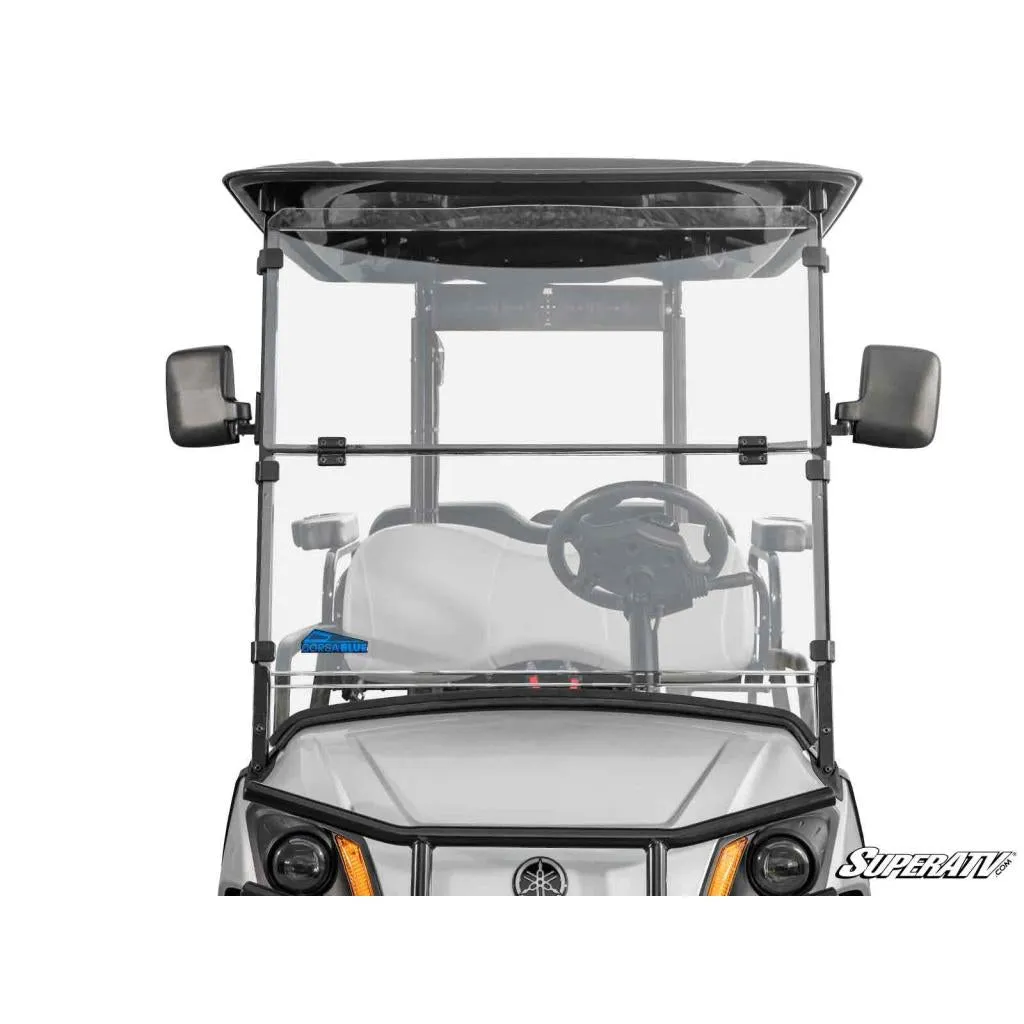 SuperATV Corsa Blue Yamaha Drive 2 Flip Down Windshield