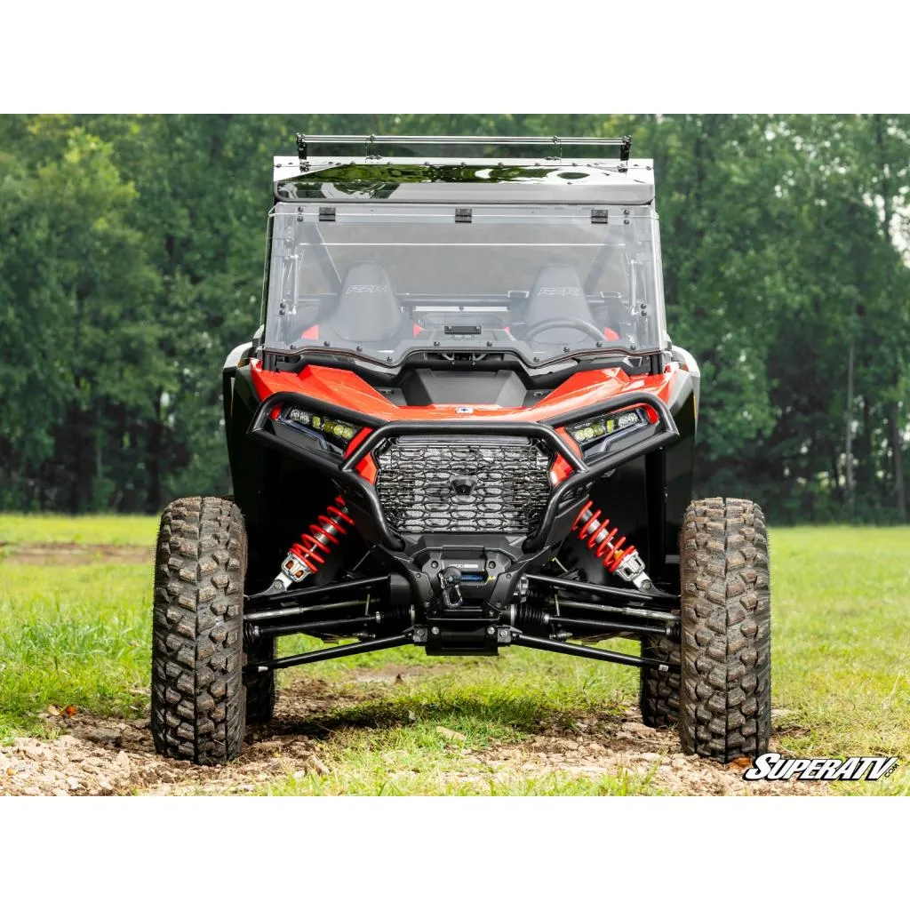 SuperATV Polaris RZR XP Scratch-Resistant Flip Windshield