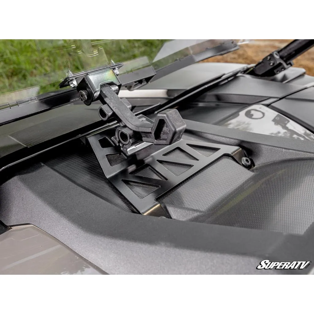 SuperATV Polaris RZR XP Scratch-Resistant Flip Windshield