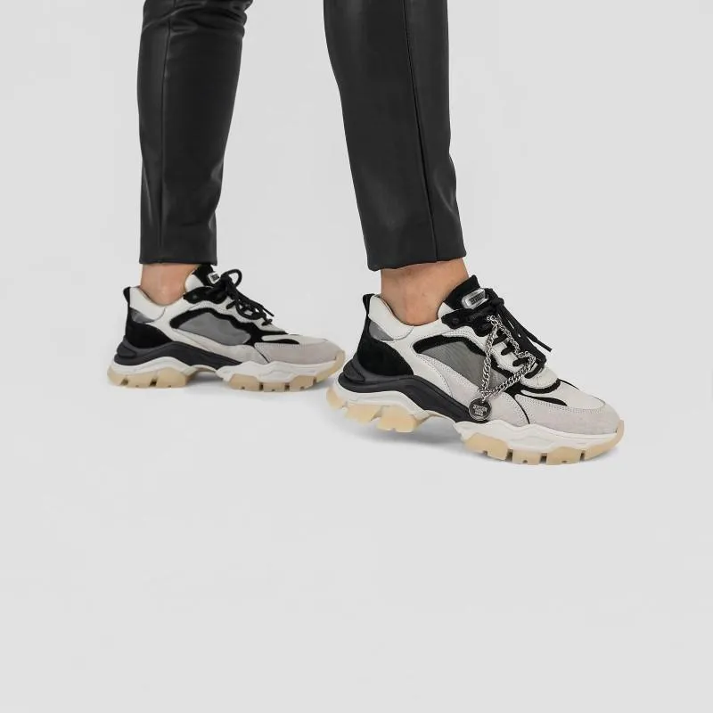 Tayke Over Black Chunky Sneakers