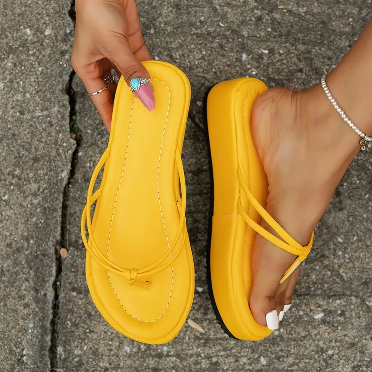 Thick Bottom Flip-flops Summer Slippers