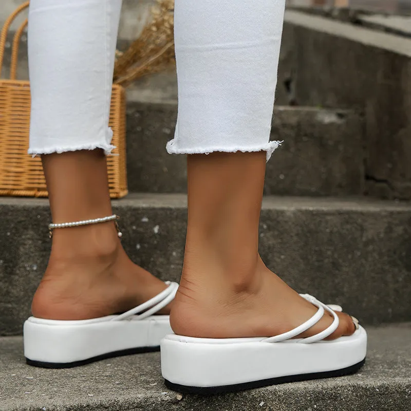 Thick Bottom Flip-flops Summer Slippers