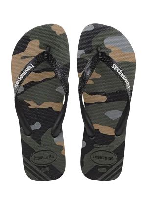 Top Camu Flip Flops
