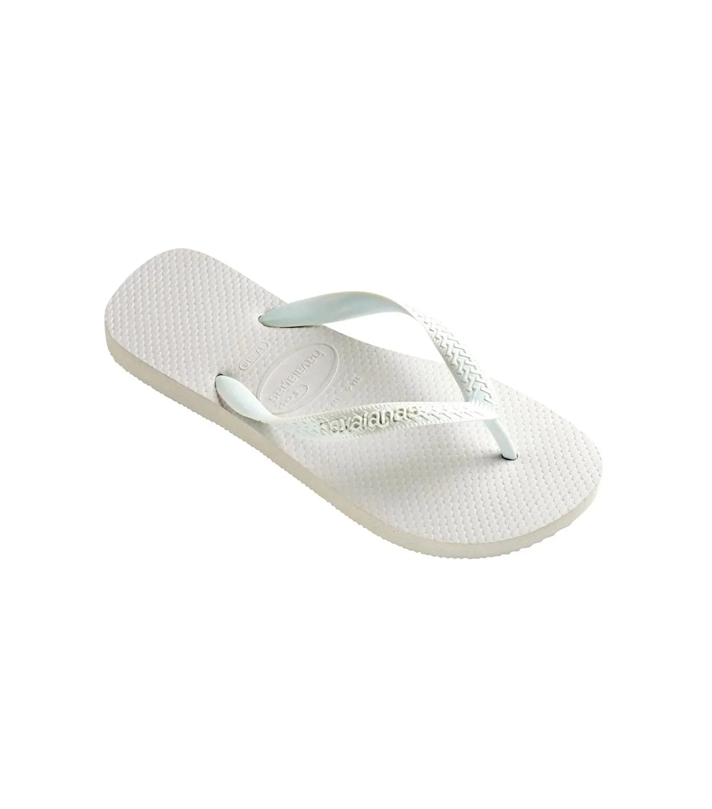 Top Flip Flops - White