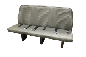 Triple Feather Handi Flip Bus Seat in Gray Vinyl