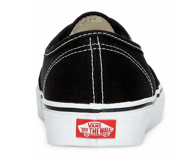 .Vans AUTHENTIC Black & White Sneakers (VN-0EE3BLK.BLK) - BLK - R1L6