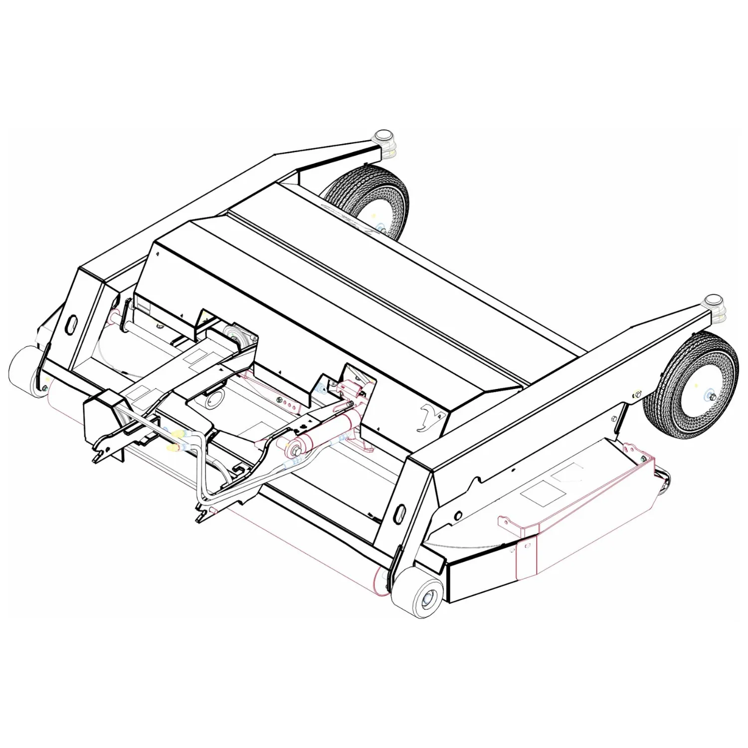 Ventrac MS720 Side Discharge Finish Mower Attachment | 39.55111