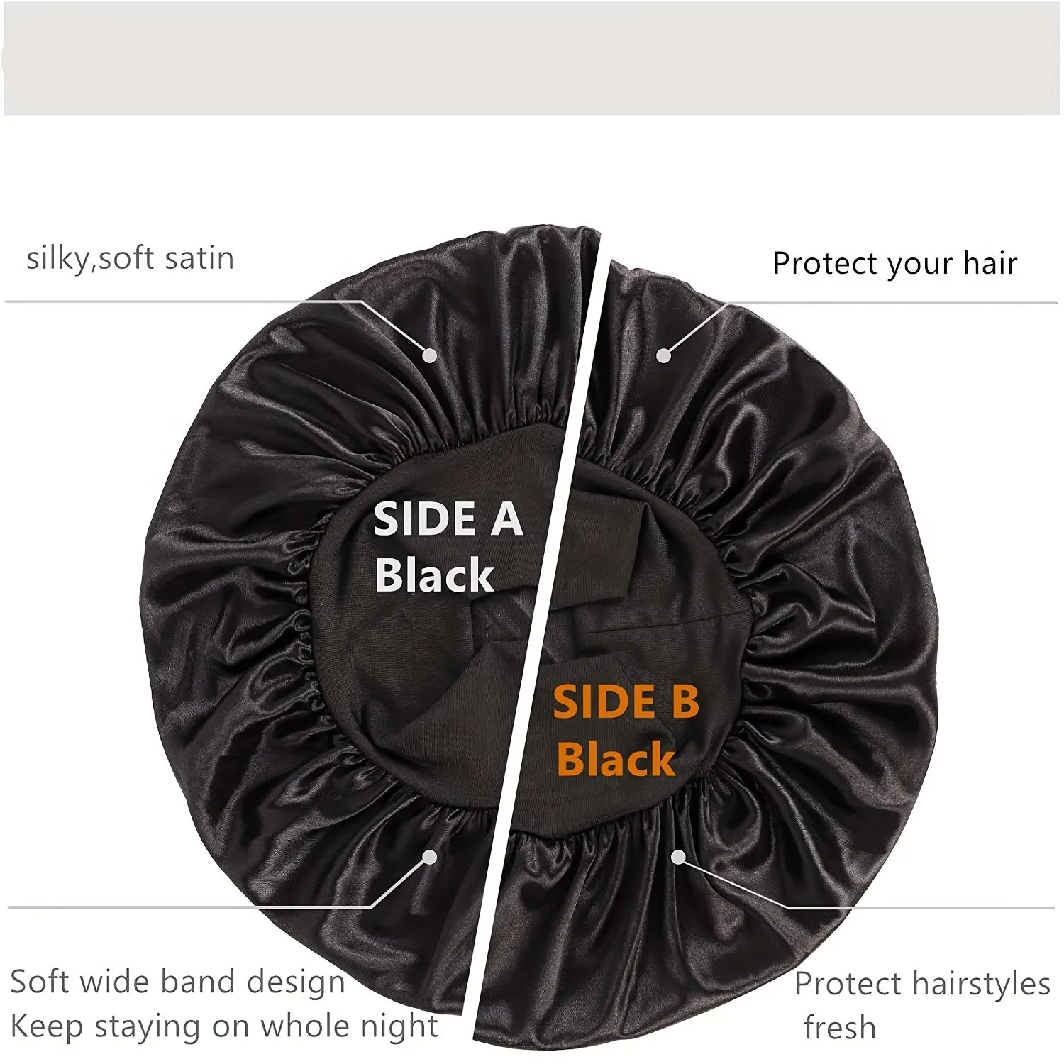 Versatile Satin Sleep Cap Perfect Gift for All Hair Types