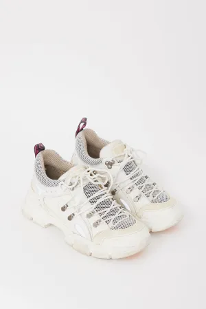 White & Multicolour Flashtrek Sneaker