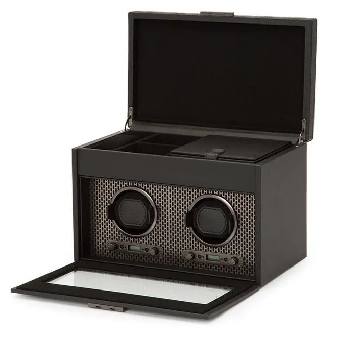 Wolf - Axis Double Watch Winder w storage | 469303