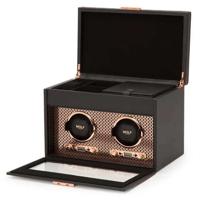 Wolf - Axis Double Watch Winder w storage | 469316