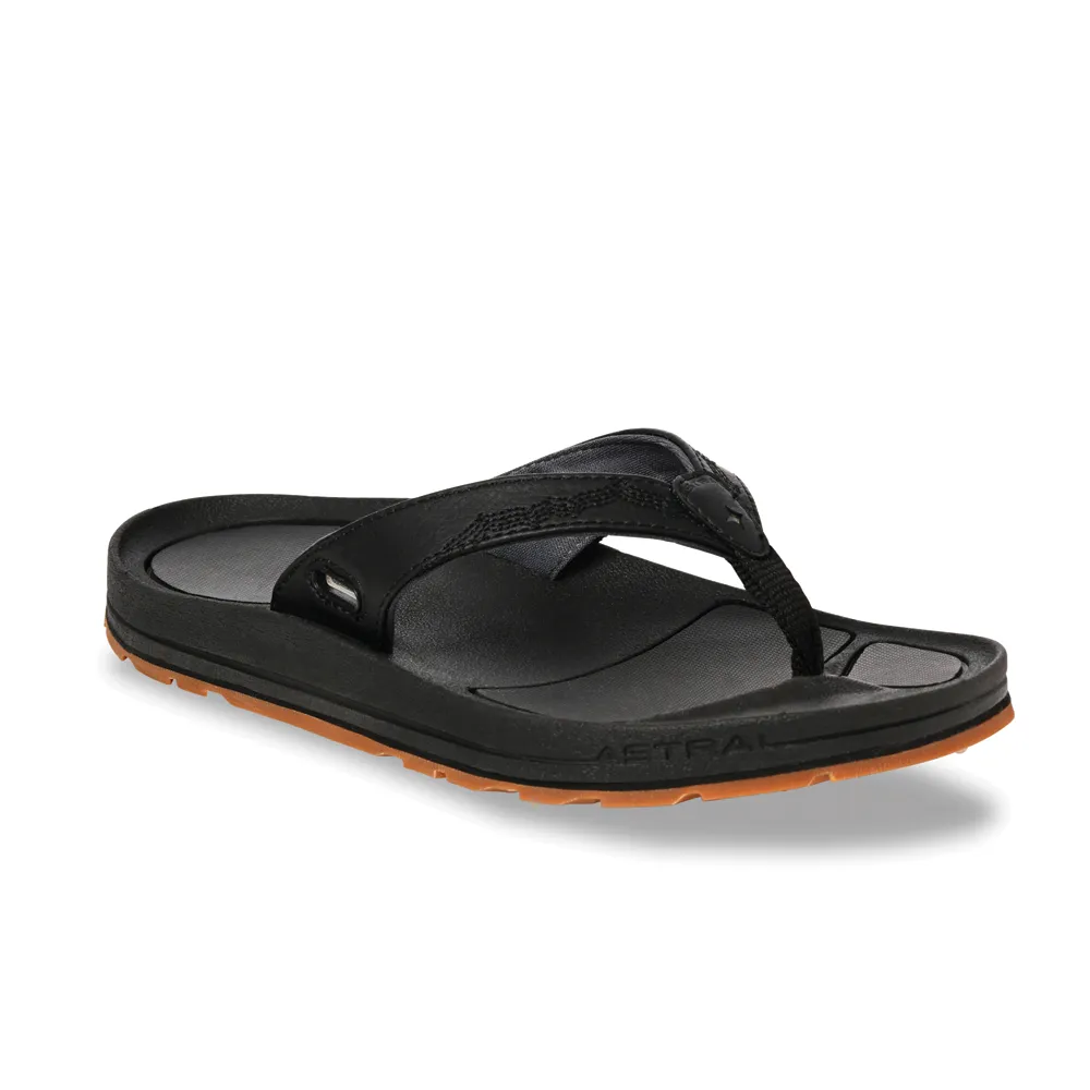 Women's Astral Rosa Flip Flops Color: Space Black