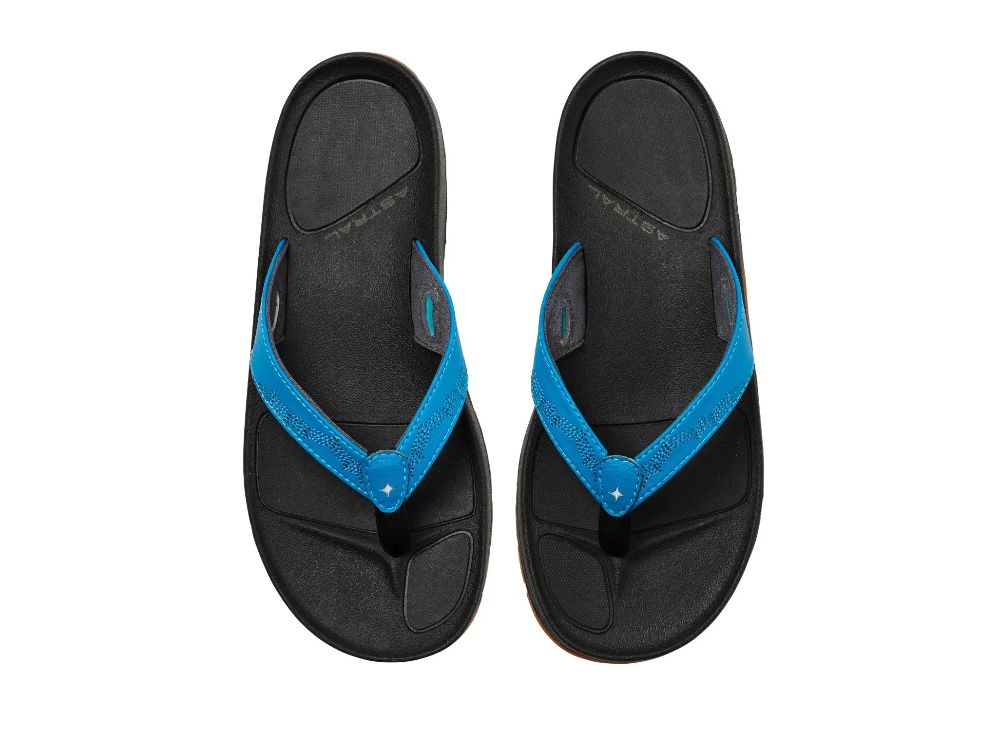 Women's Astral Rosa Flip Flops Color: Water Blue