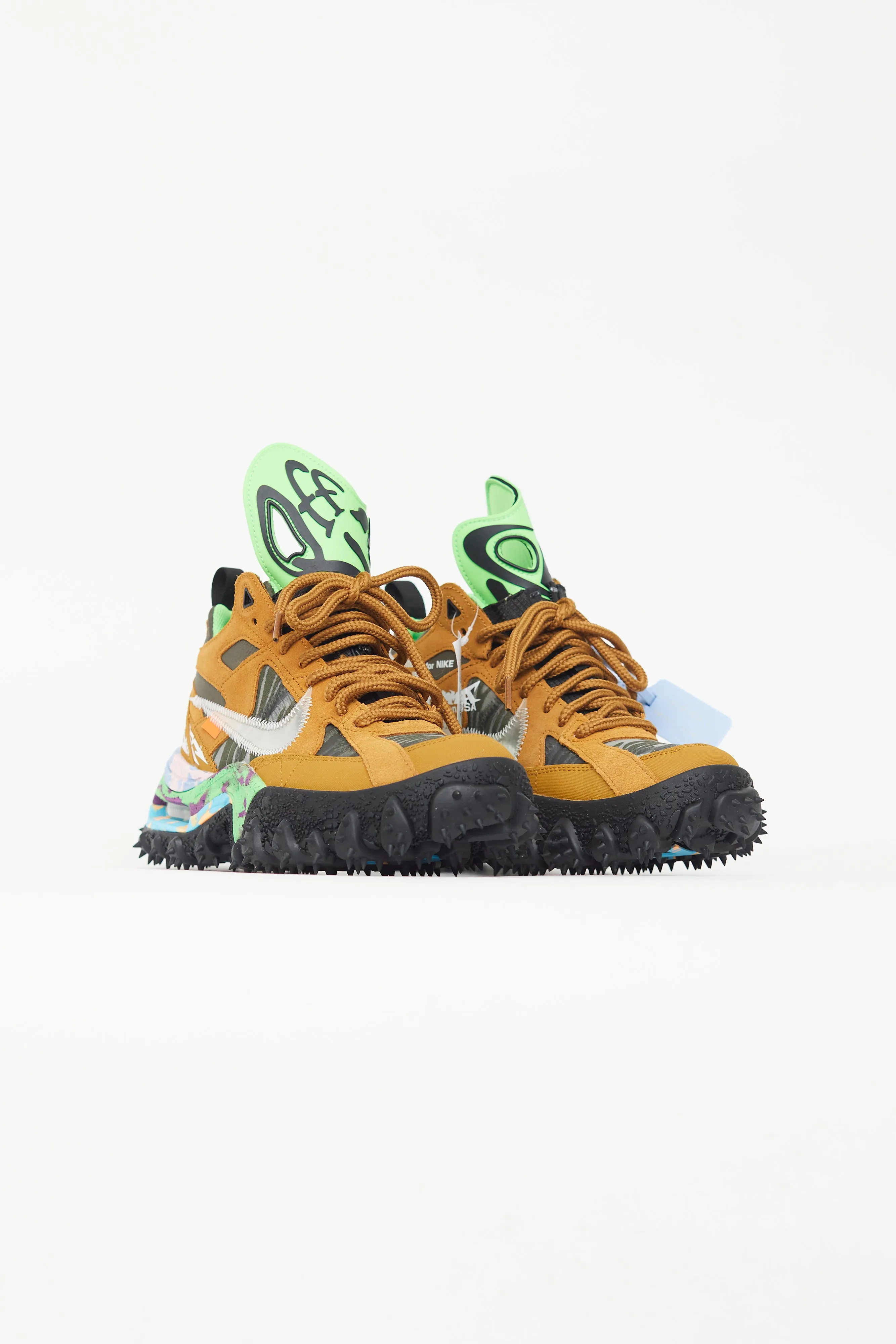 X Nike Brown & Multicolour Terraforma Chunky Sneaker