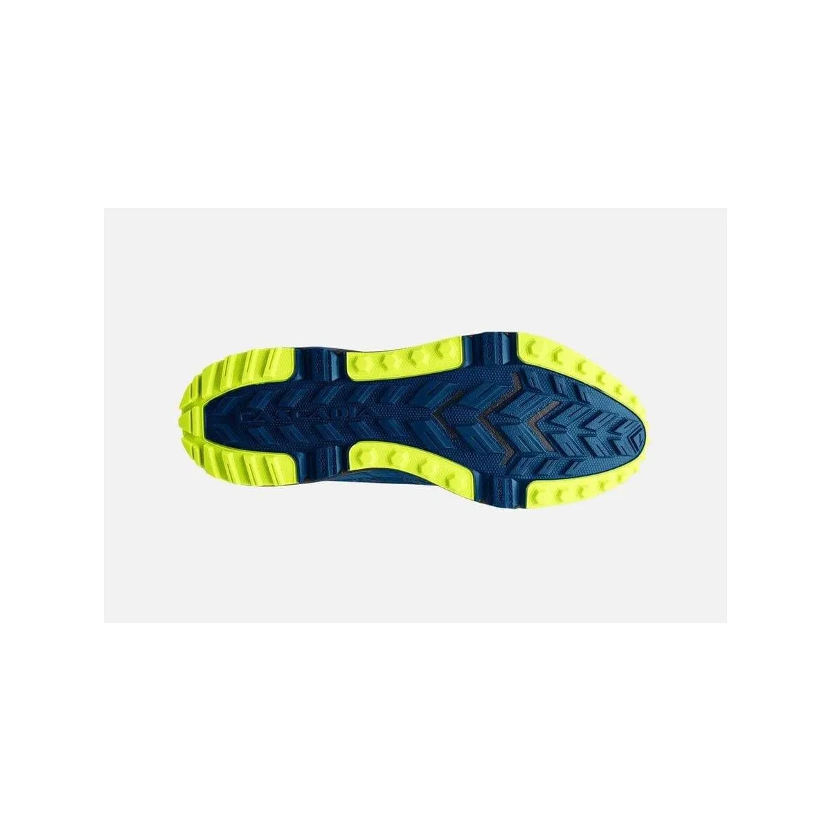 Zapatillas de trail Brooks - Cascadia 12. Color azul/negro/amarillo